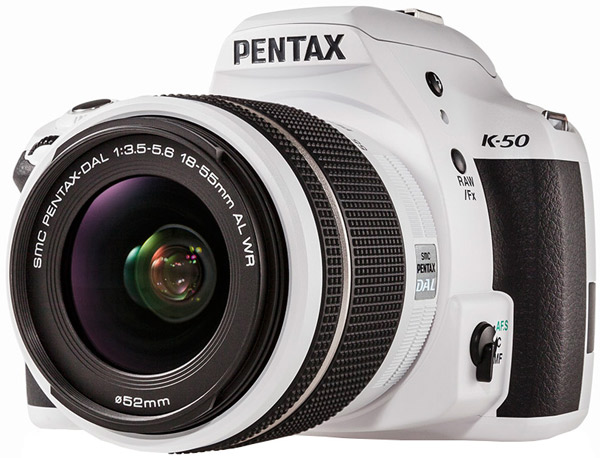 Pentax K-50 white
